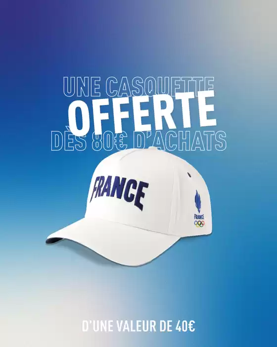 Catalogue Le Coq Sportif à Villeurbanne | Une casquette offete | 27/12/2024 - 11/01/2025