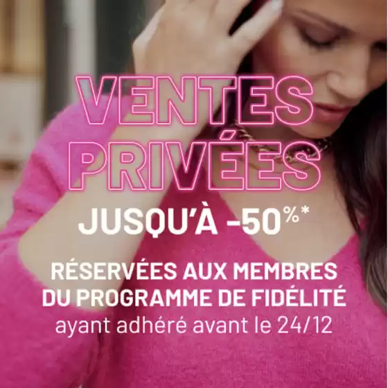 Ventes Privées jusqu'à -50%