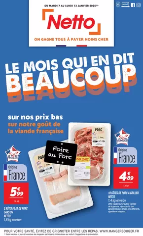 Catalogue Netto | SEMAINE PROCHAINE : LE MOIS QUI EN DIT BEAUCOUP | 07/01/2025 - 13/01/2025