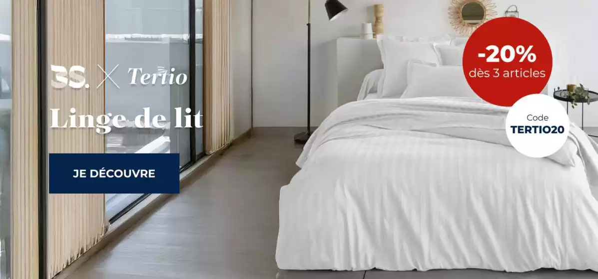 3S.XTertio - Linge de lit