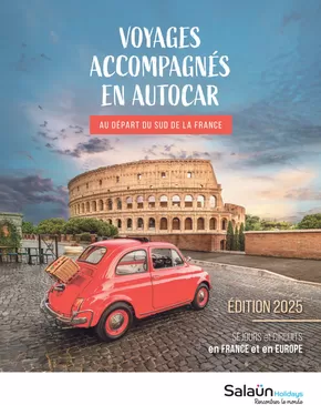 Catalogue Salaün Holidays à Saint-Germain-en-Laye | VOYAGES ACCOMPAGNÉS EN AUTOCAR | 31/12/2024 - 31/12/2025