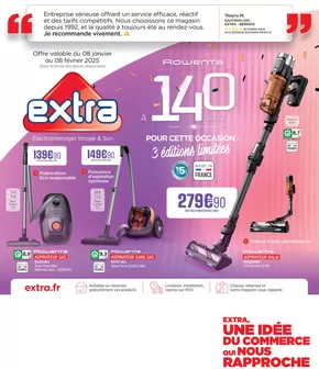 Promos de Multimédia et Electroménager à Sélestat | Extra tabloid Janvier 2025 BP - QR sur Extra | 08/01/2025 - 08/02/2025