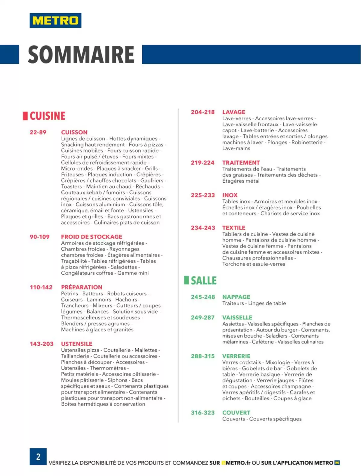 Catalogue Metro #CHR, page 00112