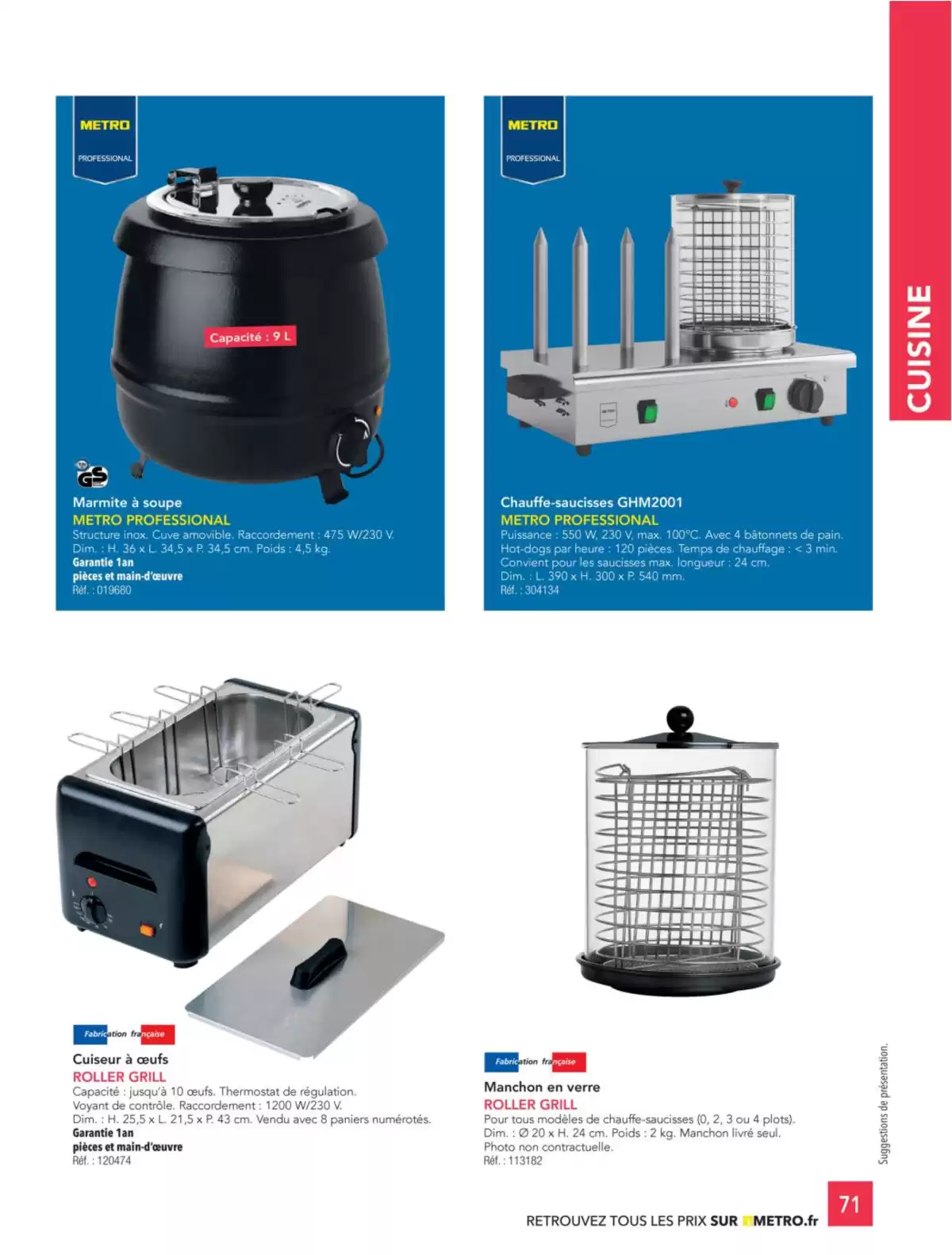 Catalogue Metro #CHR, page 00169