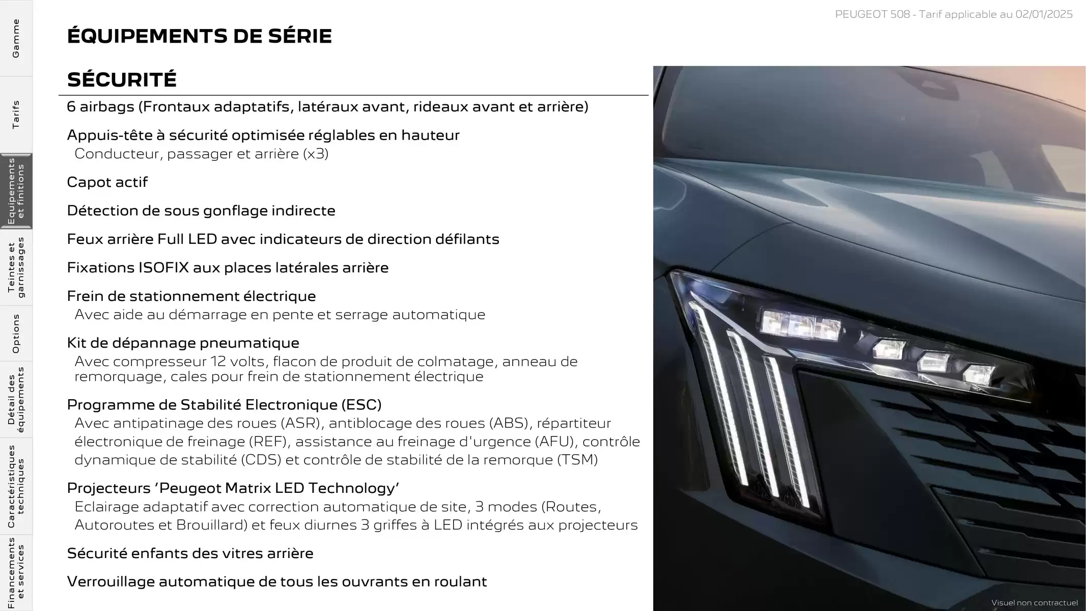 Catalogue Peugeot 508, page 00005