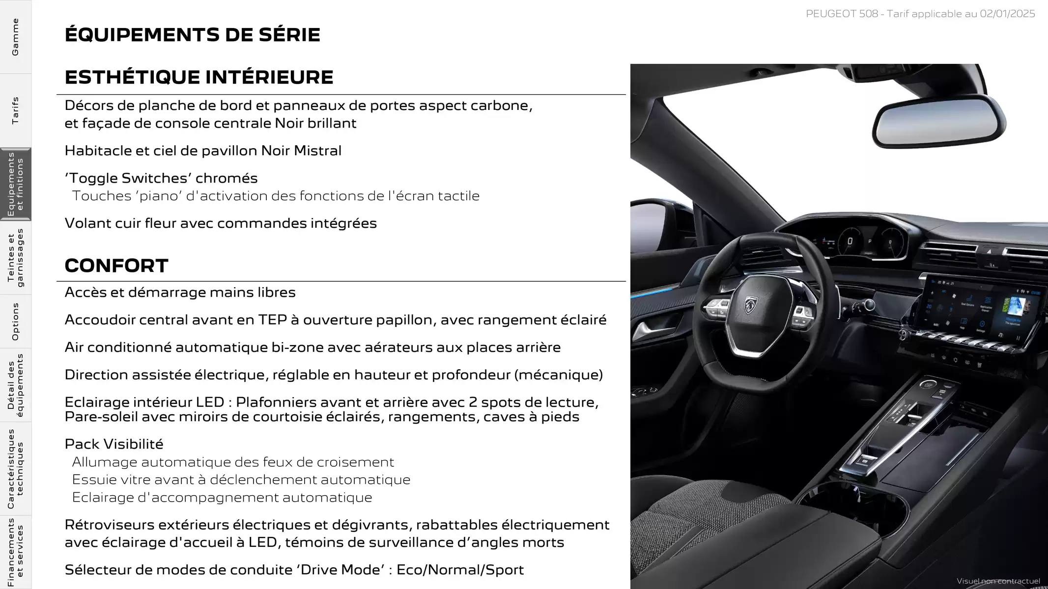 Catalogue Peugeot 508, page 00007