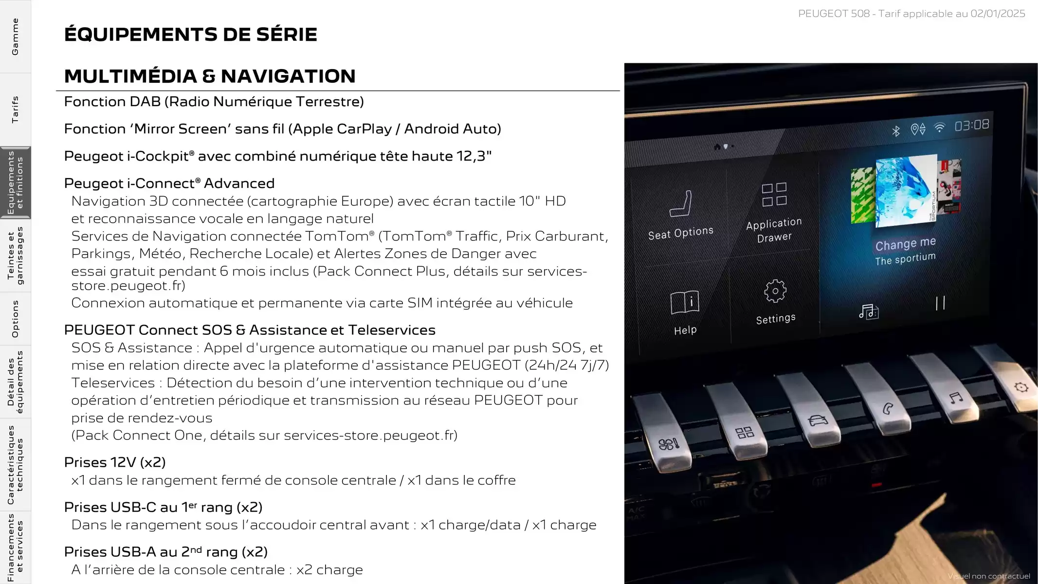 Catalogue Peugeot 508, page 00008