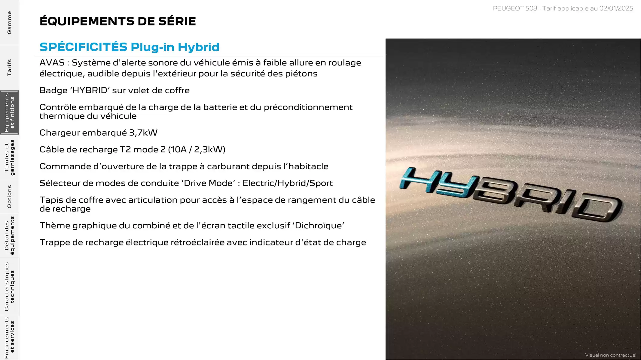 Catalogue Peugeot 508, page 00009