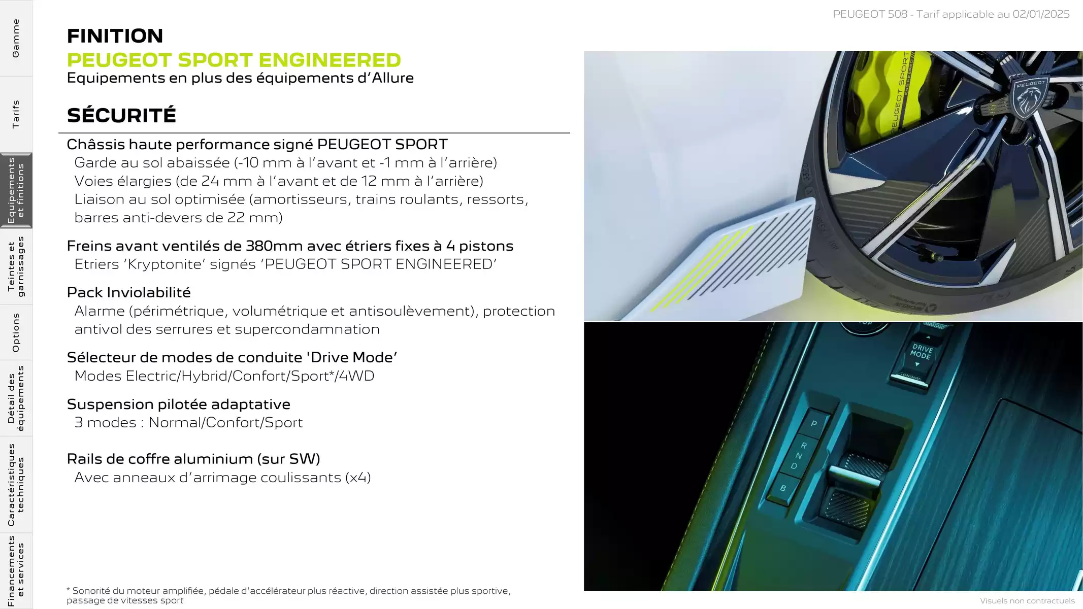 Catalogue Peugeot 508, page 00011