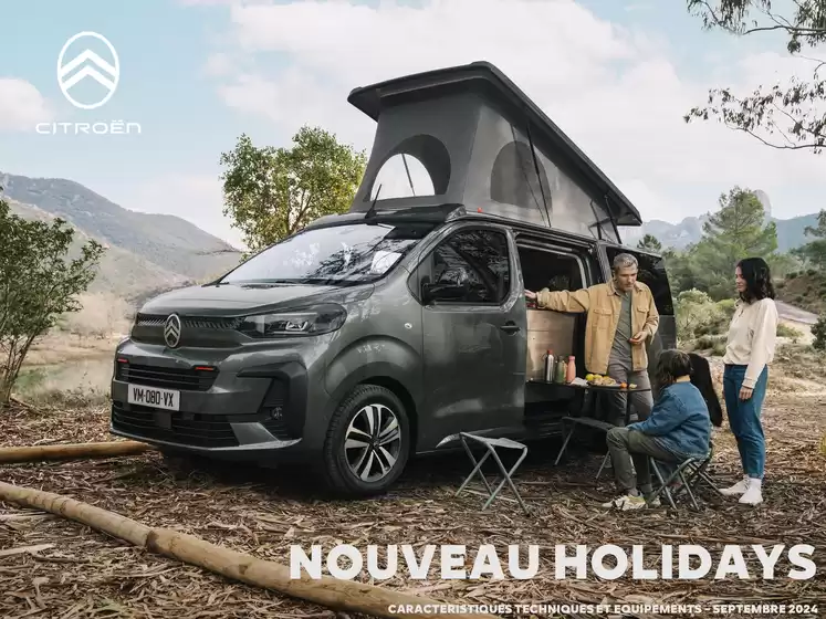 Citroën Nouveau Holidays Caractéristiques