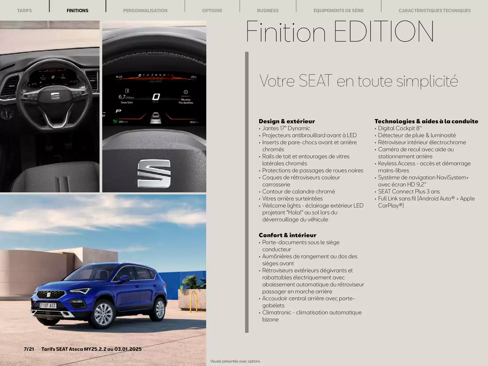 Catalogue SEAT Ateca, page 00007