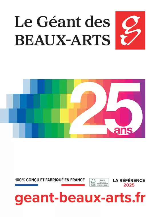 Catalogue Le Géant des Beaux-Arts à Villeurbanne | Catalogue Le Géant des Beaux-Arts | 06/01/2025 - 31/12/2025