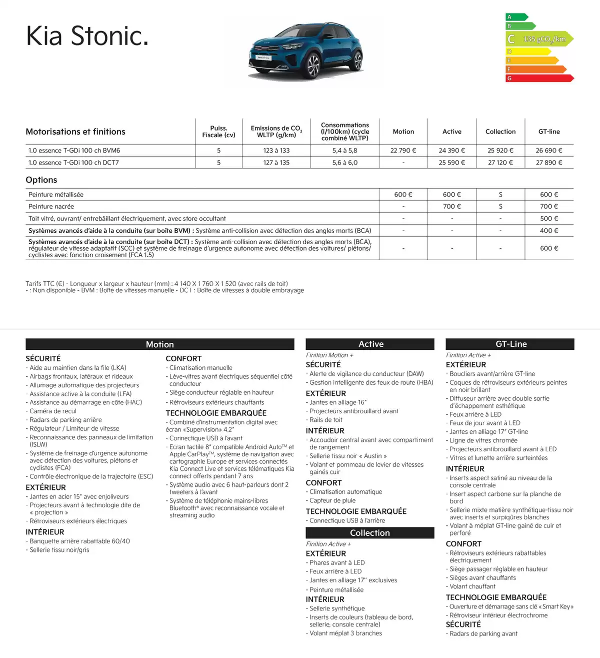 Catalogue KIA Picanto - Price list, page 00005