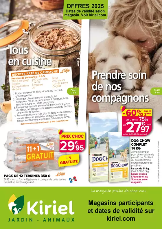 Catalogue Kiriel | PROMOTIONS CUISINE & ANIMALERIE 2025 | 06/01/2025 - 31/05/2025