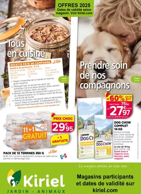 Promos de Jardineries et Animaleries à Domérat | PROMOTIONS CUISINE & ANIMALERIE 2025 sur Kiriel | 06/01/2025 - 31/05/2025