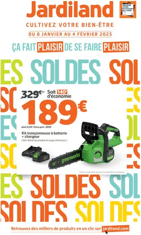 Promos de Jardineries et Animaleries à Lille | ÇA FAIT PLAISIR DE SE FAIRE PLAISIR sur Jardiland | 06/01/2025 - 04/02/2025