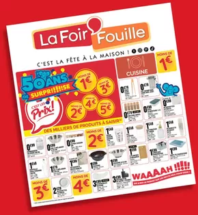 Promos de Bazar et Déstockage à Saint-Raphaël (Var) | Des milliers de produits à moins de 1 €, 2 €, 3 €, 4 €, 5 €… sur La Foir'Fouille | 06/01/2025 - 31/01/2025