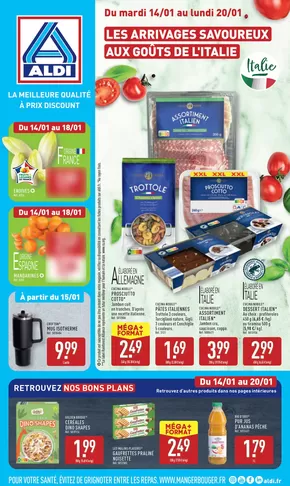 Promos de Discount Alimentaire à Cabriès | Retrouvez nos bons plans sur Aldi | 14/01/2025 - 20/01/2025