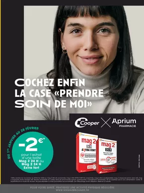 Promos de Santé et Opticiens | Coches Enfin La Case "Prendren Soi De Moi" sur Aprium Pharmacie | 06/01/2025 - 28/02/2025