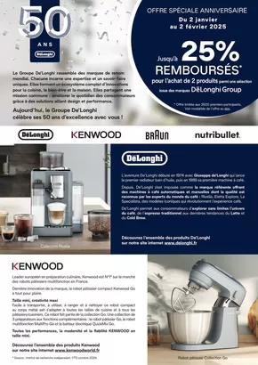 Catalogue Boulanger à Cagnes-sur-Mer | Offre Delonghi : jusque 25% de remboursés | 06/01/2025 - 02/02/2025