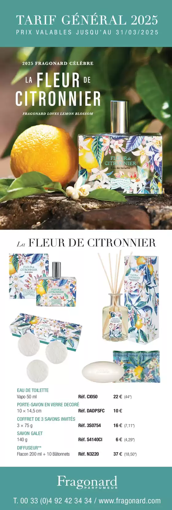 TARIF GÉNÉRAL 2025