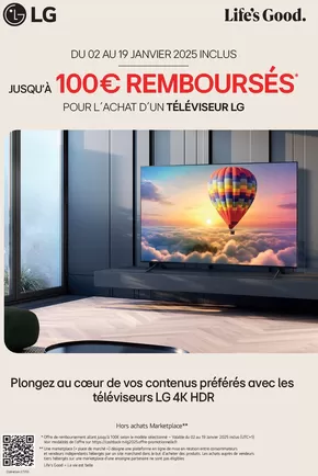 Catalogue LDLC à Cagnes-sur-Mer | Jusqu'à 100€ remboursés avec LG | 06/01/2025 - 19/01/2025