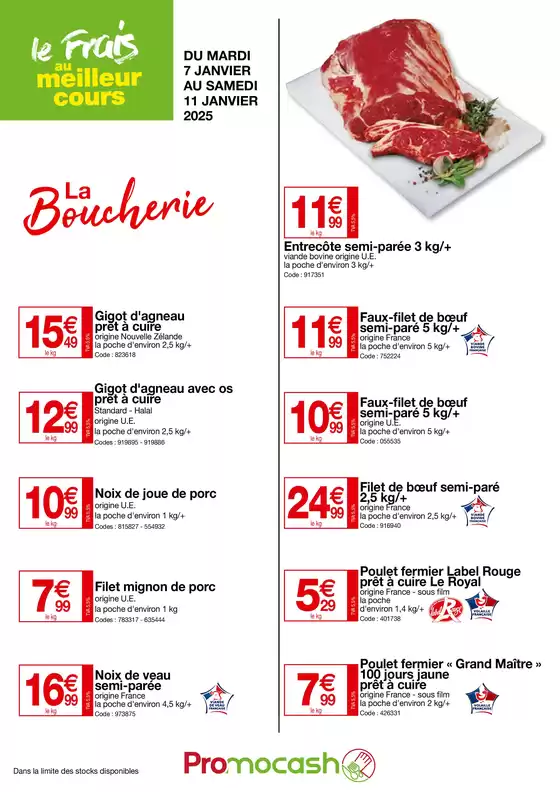 Catalogue Promocash à Villeurbanne | La boucherie | 07/01/2025 - 11/01/2025