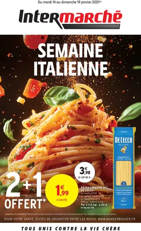 Catalogue Intermarché | S03 - R2 - SEMAINE ITALIENNE - VEAU | 14/01/2025 - 19/01/2025