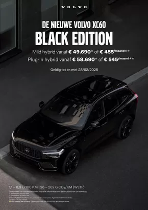 Promos de Auto et Moto à Viriat | Volvo XC60 BLACK EDITION sur VOLVO | 07/01/2025 - 31/12/2025