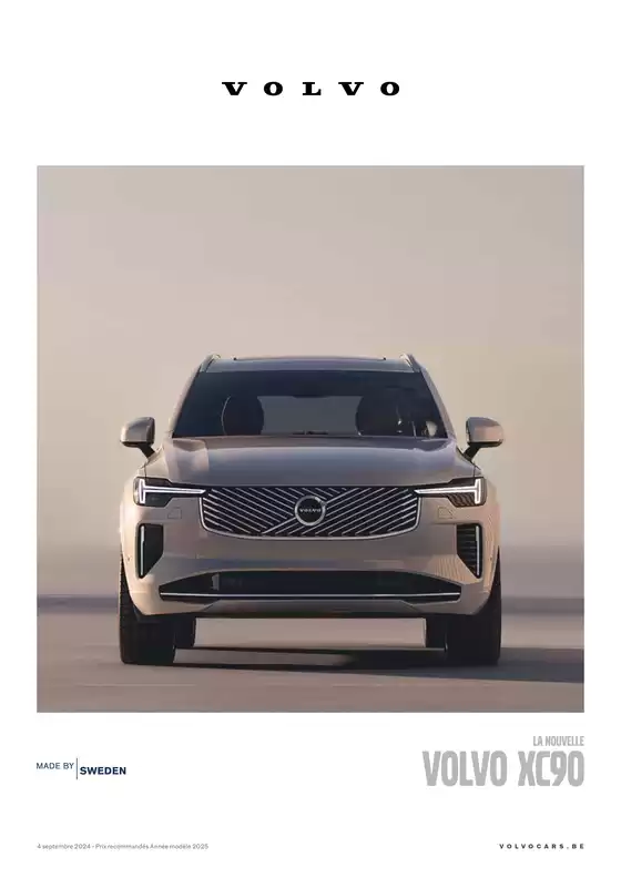 Catalogue VOLVO à Plérin | LA NOUVELLE VOLVO XC90 | 07/01/2025 - 31/12/2025