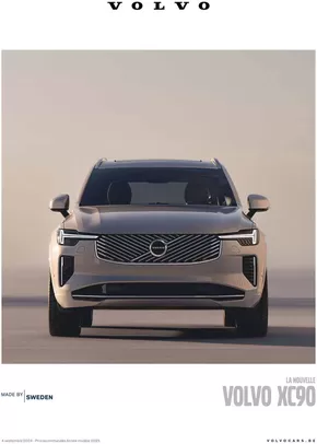 Promos de Auto et Moto à Viriat | LA NOUVELLE VOLVO XC90 sur VOLVO | 07/01/2025 - 31/12/2025