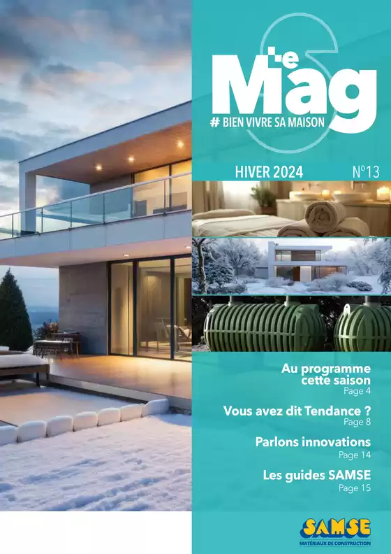 Catalogue SAMSE à Sillingy | Le Mag Hiver 25 | 07/01/2025 - 20/03/2025