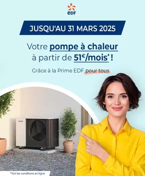 Promos de Meubles et Décoration à Six-Fours-les-Plages | Prime énergie sur Espace Aubade | 07/01/2025 - 31/03/2025