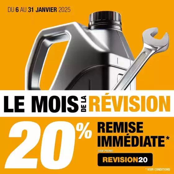 Catalogue Bestdrive | PROMO REVISION | 20% DE REMISE IMMEDIATE SUR TOUS LES FORFAITS | 07/01/2025 - 31/01/2025