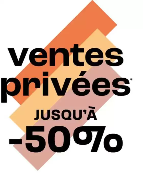 Ventes Privées jusqu'à -50%