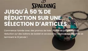 Promos de Sport à Lille | Jusqu'à -50% sur Spalding | 07/01/2025 - 31/01/2025