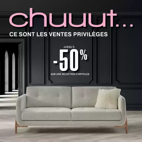 Chuuut… Ce sont les Ventes Privilèges chez HomeSalons !