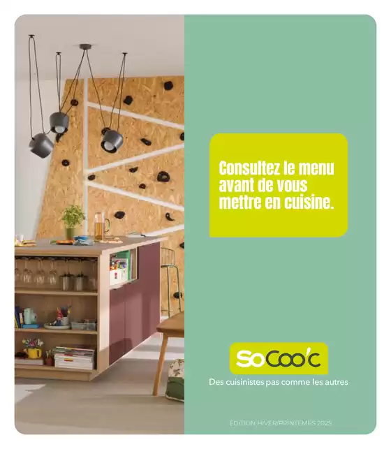 Consultez le menu avant de vous mettre en cuisine.