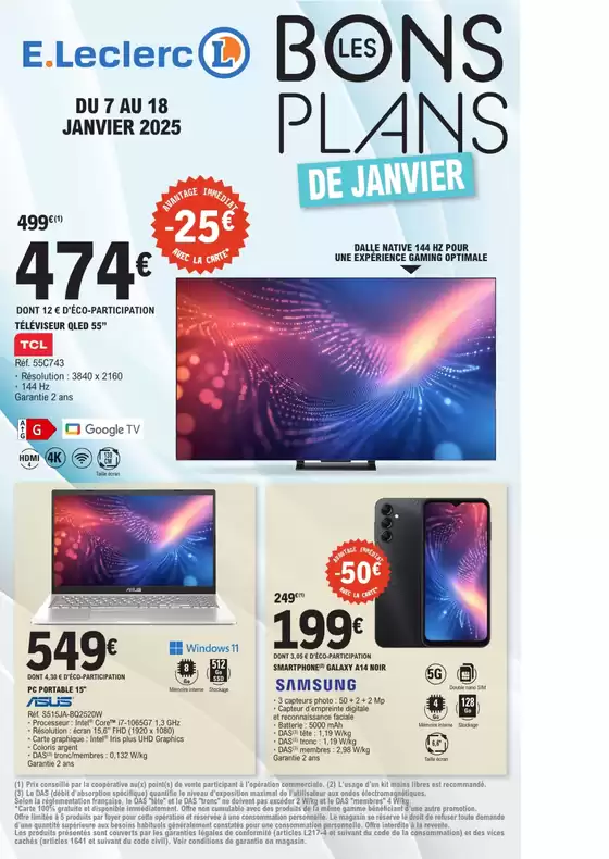 BONS PLANS JANVIER