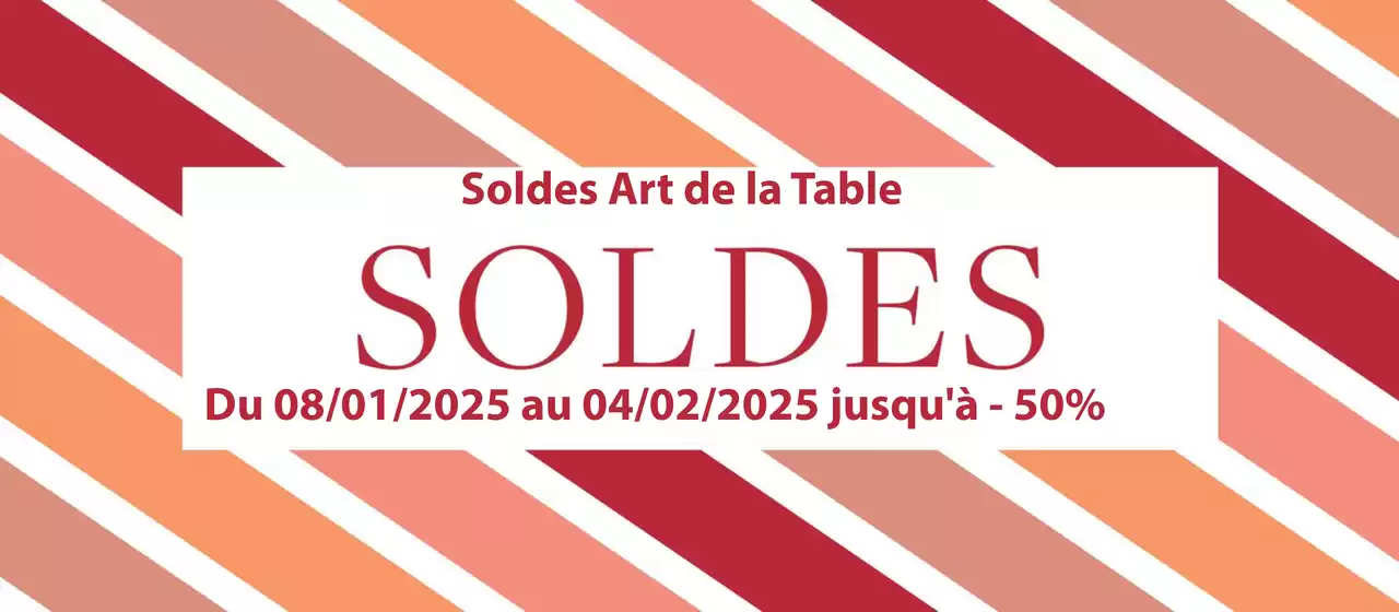 Catalogue Degrenne à Cagnes-sur-Mer | Soldes Art de la Table | 08/01/2025 - 04/02/2025