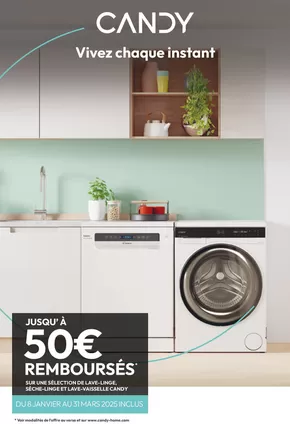 Promos de Multimédia et Electroménager à Souillac | Candy Vivez chaque instant  sur Pulsat | 08/01/2025 - 31/03/2025