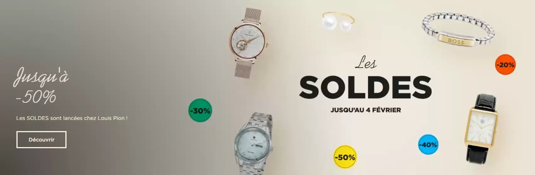 Jusqu'à -50% Les SOLDES