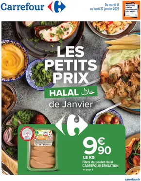 Catalogue Carrefour Contact à Angers | LES PETITS PRIX HALAL DE JANVIER | 14/01/2025 - 27/01/2025