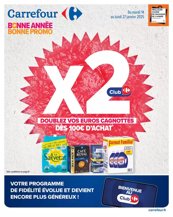 BONNE ANNÉE BONNE PROMO - DOUBLEZ VOS EUROS CAGNOTTÉS 