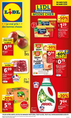 Catalogue Lidl à Nancy | Retrouvez une grande variété de viennoiseries gourmandes chez Lidl! | 15/01/2025 - 21/01/2025