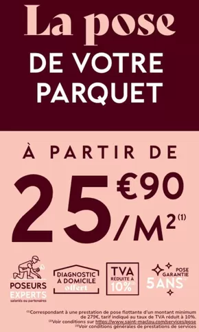 Catalogue Saint Maclou à Lille | La pose de votre parquet | 09/01/2025 - 31/01/2025