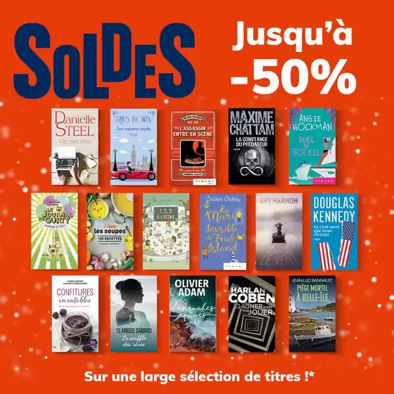SOLDES : Jusqu'à - 50%