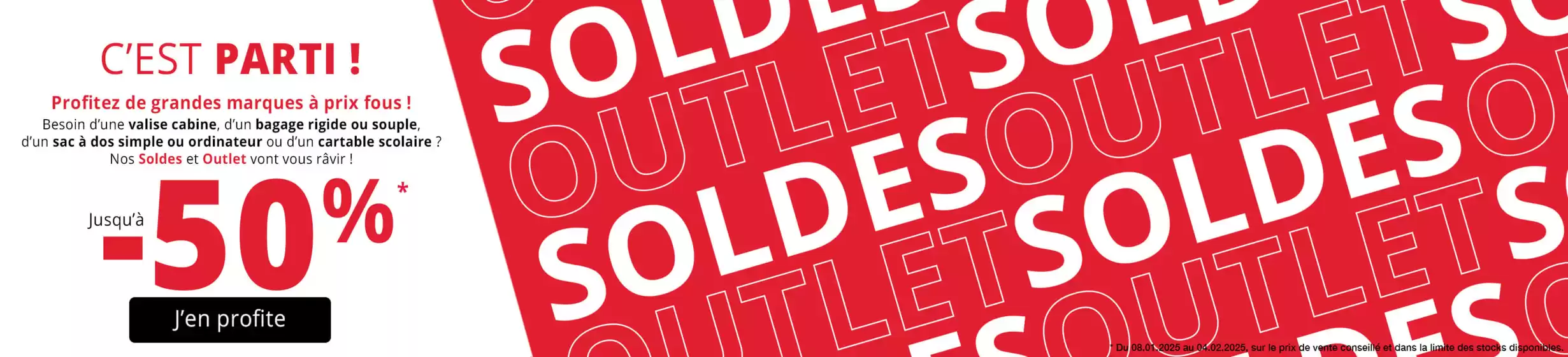 SOLDES jusqu'à -50 %