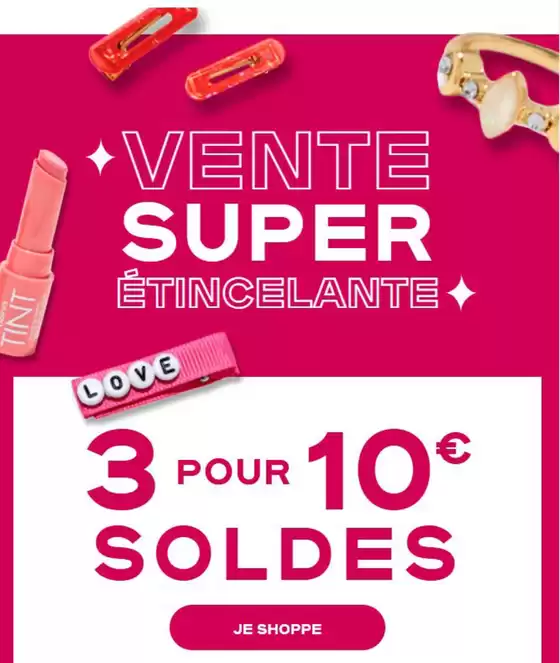 Catalogue Claire's à Villeurbanne | Vente super | 09/01/2025 - 04/02/2025