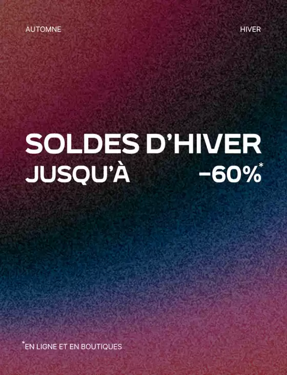 SOLDES jusqu'à -60 %